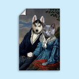 Victorian Companions – Custom Multi - Pet Portrait - 2 Pets - Furr and Family