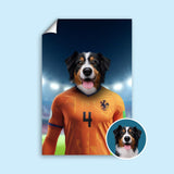 Virgil van Dog – Dutch Defender Pet Portrait - 1 Pet - Furr and Family