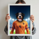 Virgil van Dog – Dutch Defender Pet Portrait - 1 Pet - Furr and Family