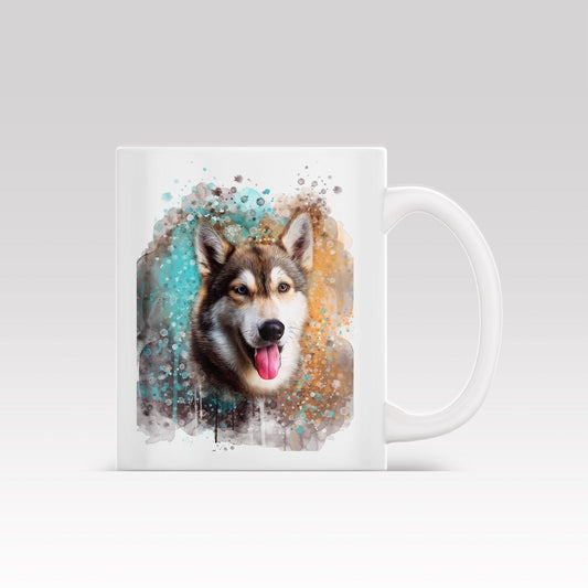 Watercolor Art Style - Custom Mug - 1 Pet - Furr and Family