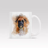 Watercolor Art Style - Custom Mug - 1 Pet - Furr and Family