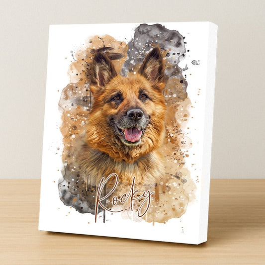 Watercolor Custom Pet Portrait - 1 Pet - Furr and Family
