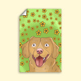 Watercolor Drawing Art - Custom Pet Portrait - 1 Pet - Furr and Family