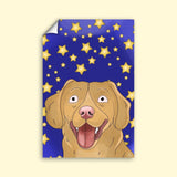 Watercolor Drawing Art - Custom Pet Portrait - 1 Pet - Furr and Family