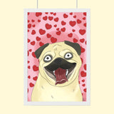 Watercolor Drawing Art - Custom Pet Portrait - 1 Pet - Furr and Family