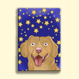 Watercolor Drawing Art - Custom Pet Portrait - 1 Pet - Furr and Family