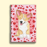 Watercolor Drawing Full Body Art - Custom Pet Portrait - 1 Pet - Furr and Family