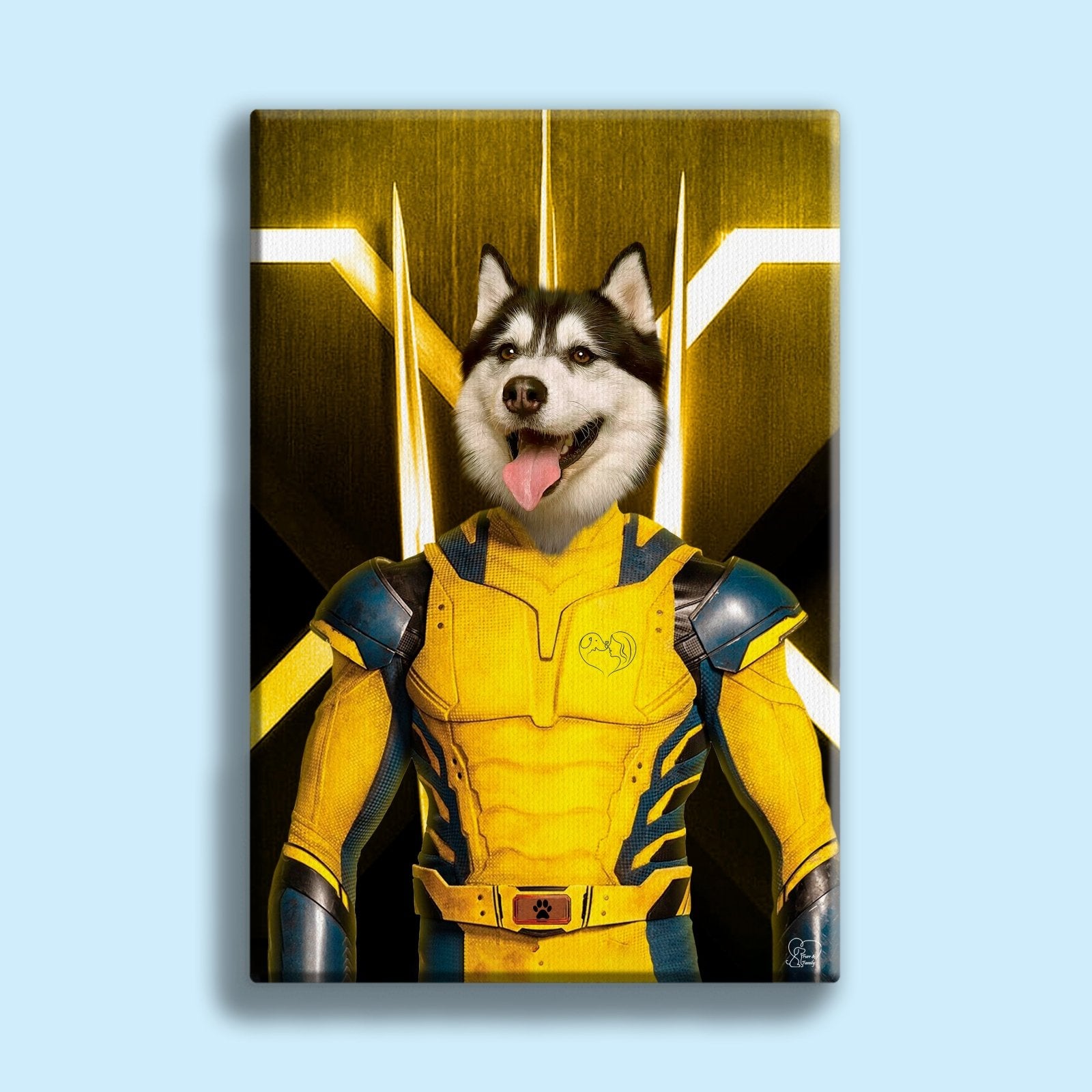 Wolverine - Custom Pet Portrait - 1 Pet - Furr and Family