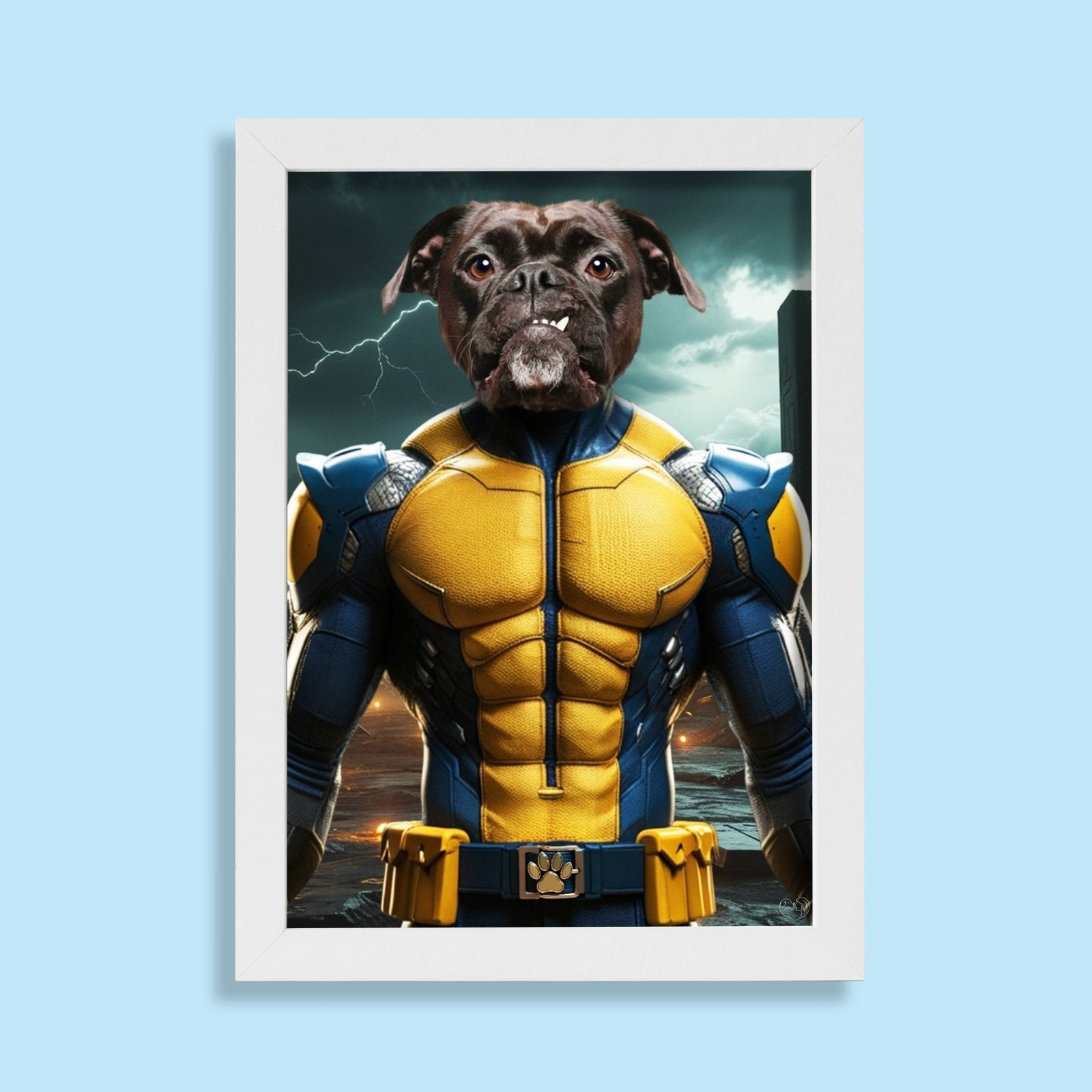 Woof verine - Custom Pet Portrait - 1 Pet - Furr and Family