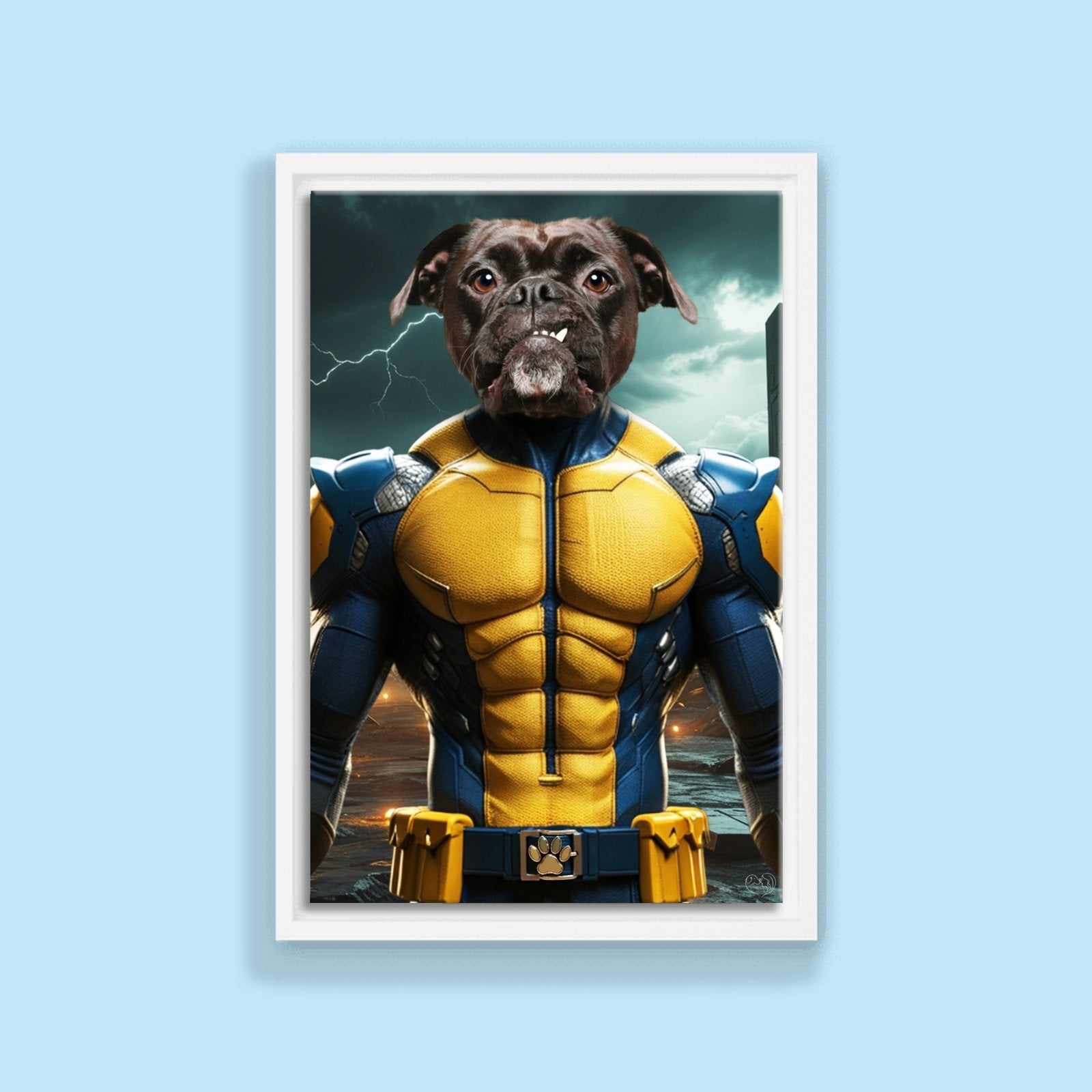 Woof verine - Custom Pet Portrait - 1 Pet - Furr and Family