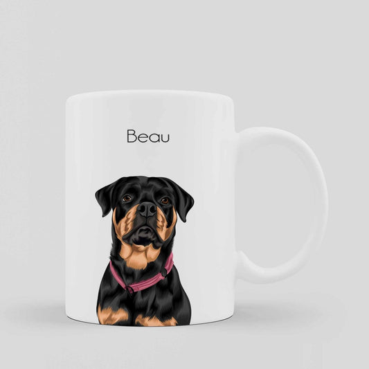 Modern Pet Vector - Custom Mug - 1 Pet - Furr and Family