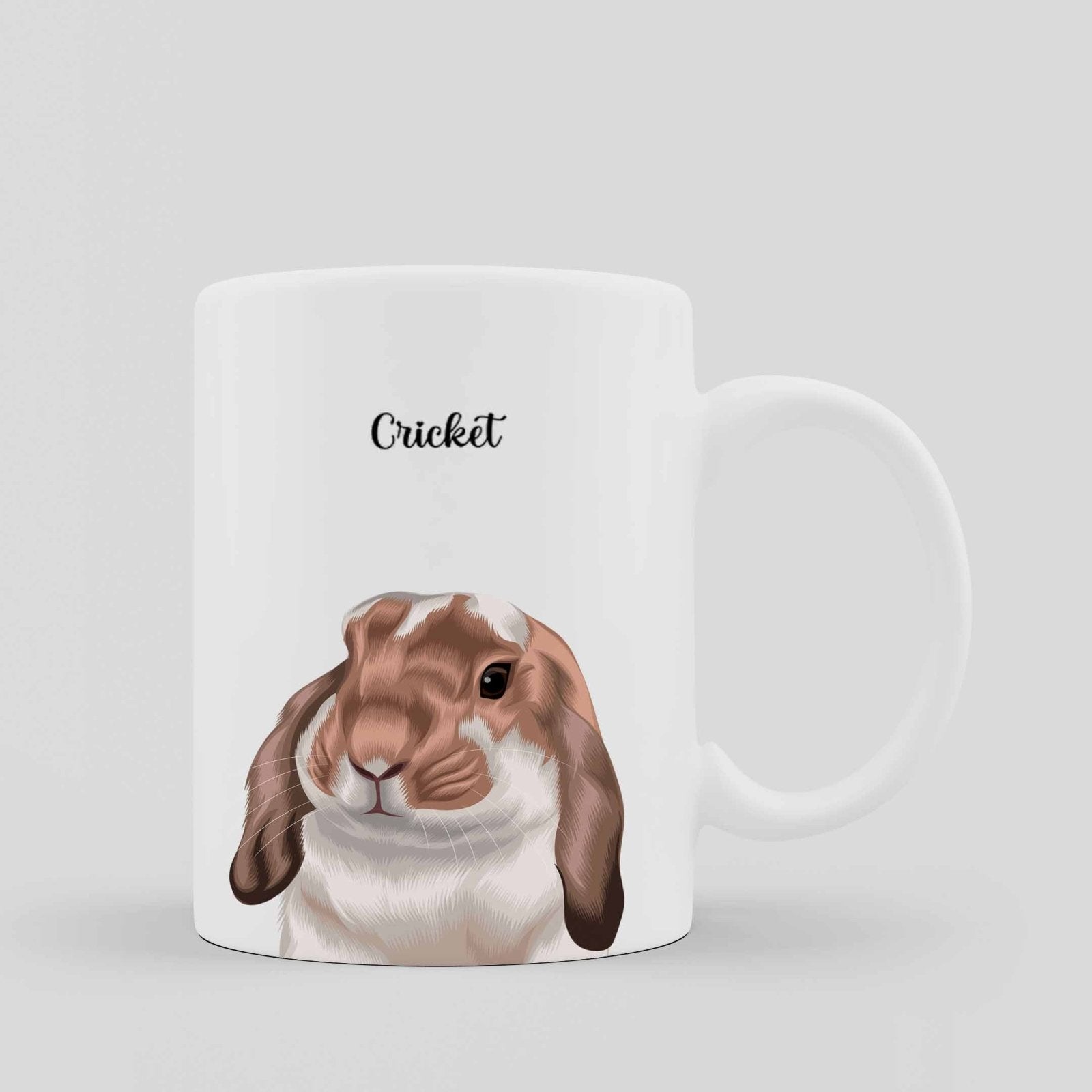 Modern Pet Vector - Custom Mug - 1 Pet - Furr and Family