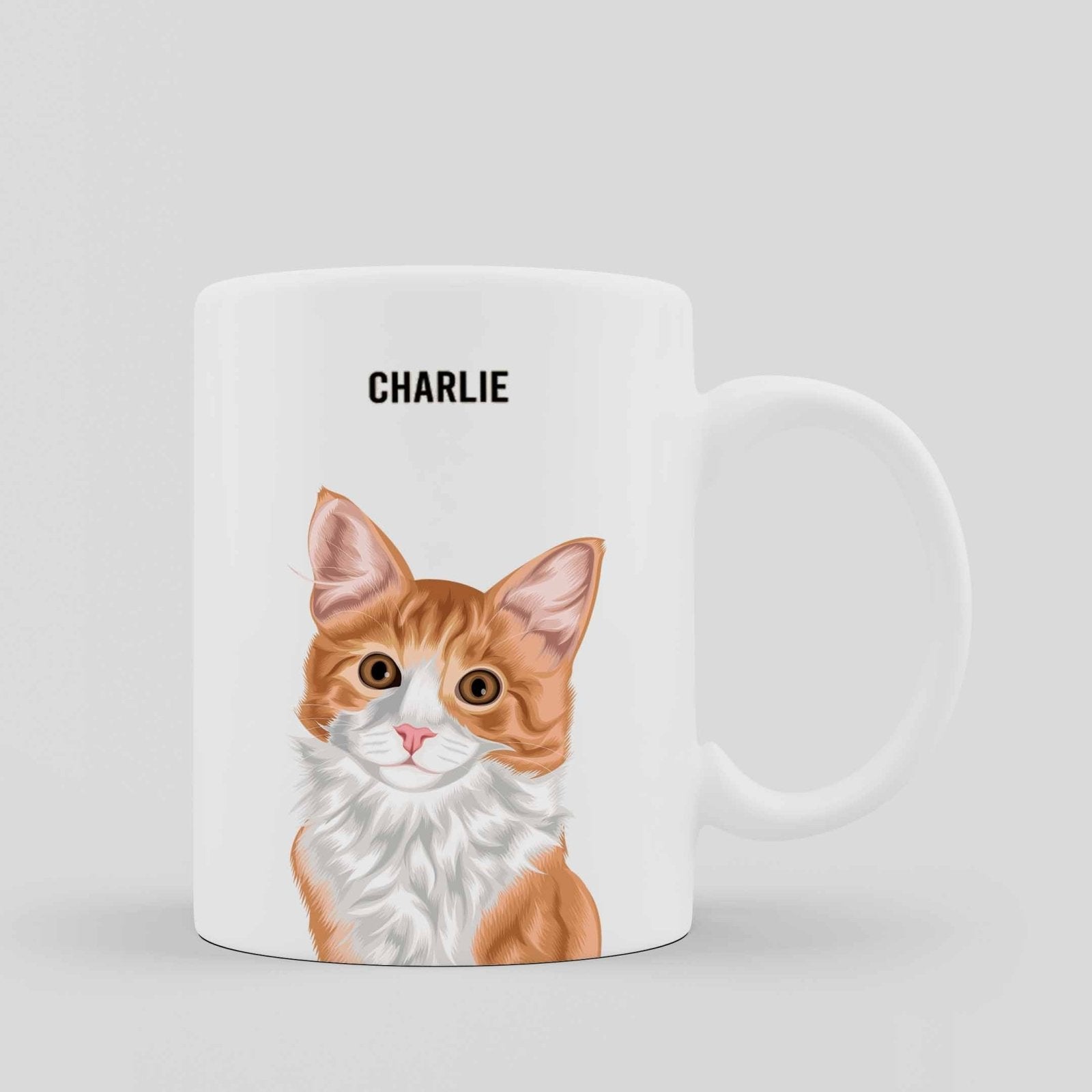 Modern Pet Vector - Custom Mug - 1 Pet - Furr and Family